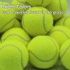 SHYUJAJIE Tennis Balls, 90 Pack Training Tennis Balls Bulk, High Elasticity Practice Tennis for Beginner, Exercise Playing Balls for Pet Dog(Multicolour) view 4