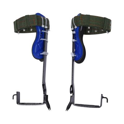 Knwigoe Tree Climbing Spikes Tree Climbing Gear W/Adjustable Climbing Safety Belt Ankle Straps Tree Climbing Kit for Climbing Trees Jungle Survival
