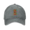 3 Pumpkins Halloween Avatar Baseball Cap for Men Women Hat Vintage Cowboy Hats Adjustable Trucker Caps Gray view 2