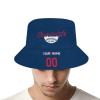 Baseball City Custom Bucket Hat for Men Women Personalized Any Name Number Summer Travel Beach Sun Hat Outdoor Cap Fans Gifts view 2
