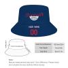Baseball City Custom Bucket Hat for Men Women Personalized Any Name Number Summer Travel Beach Sun Hat Outdoor Cap Fans Gifts view 3