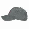 Cute Rag Doll Baseball Cap for Men Women Hat Vintage Cowboy Hats Adjustable Trucker Caps Gray view 3