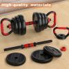 GIFZES Adjustable Weights Dumbbells Set, 26Lbs 44Lbs 88Lbs Free Weights Dumbbells, 4 in 1 Weight Set, Dumbbell, Barbell, Kettlebell, Push-up, Home Fitness Gym Workout Exercise Training for Men Women view 3