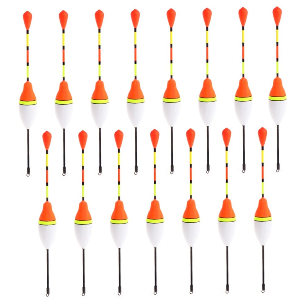balacoo 15pcs Fishing Bobbers Buoyant Float Tail Light for Bobber Fishing Random Color