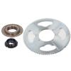 Pilipane 25H 80 Teeth Crankset & Freewheel Connector Kit for Electric Bikes Modification, Long-Lasting Metal Construction view 1