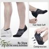 BRISIRA Bamboo Viscose Coolmax Compression No Show Socks Men Cushioned Moisture Wicking Anti Blister Athletic Low Cut Socks view 2