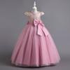 First Communion Dress: Flower Girls Tulle Dress Long A Line Wedding Pageant Dresses Princess Birthday Party Ball Gown for Teen Kids Formal Prom Dance Evening Dusty Pink & Sequin 11-12 Years view 2