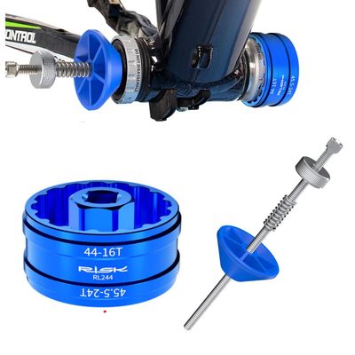COONIUM 16 Notch 44mm and 12(24) Notch 46mm Bike Bottom Bracket Removal Tool with Retaining System, Compatible with Shimano BSA Hollowtech II, SRAM Dub GXP, Chris King, Campagnolo, etc