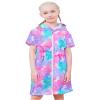 Sylfairy Cover Up for Girls Terry Swim Cover Ups Hooded Terry Kids Cover Up Bathing Suit Beach Dress 4-9Years view 1