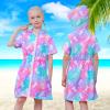 Sylfairy Cover Up for Girls Terry Swim Cover Ups Hooded Terry Kids Cover Up Bathing Suit Beach Dress 4-9Years view 2