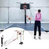 Innovz Freestanding Basketball Shot Return Attachment, Basketball Rebounder Guard Defensive Net System, Portable Ball Returner, Easy Folding & Quick Setup view 1