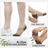 BRISIRA Bamboo Viscose Coolmax Compression No Show Socks Men Cushioned Moisture Wicking Anti Blister Athletic Low Cut Socks view 2