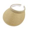 HISYI Sun Hat Women Men Unisex Clip-On UV for for Sun Visor Hat Faux Linen We view 1