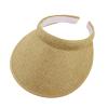 HISYI Sun Hat Women Men Unisex Clip-On UV for for Sun Visor Hat Faux Linen We view 3