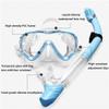 HBNOM Anti-Fog Panoramic Side-View Snorkel Mask, Snorkeling Kit Diving Packages, Liquid Silicone Waterproof Ring, Adjustable Swim Snorkel Set for Snorkeling,C view 4