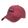 Howling Wolf Landscape Figure Baseball Cap for Men Women Hat Vintage Cowboy Hats Adjustable Trucker Caps Red view 1