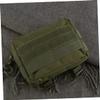 Mipcase Camouflage Tactical Pouch Water-Resistant Phone Bag with Dual Buckle Straps for Outdoor Activities Compact Tool and Coin Holder Green view 3