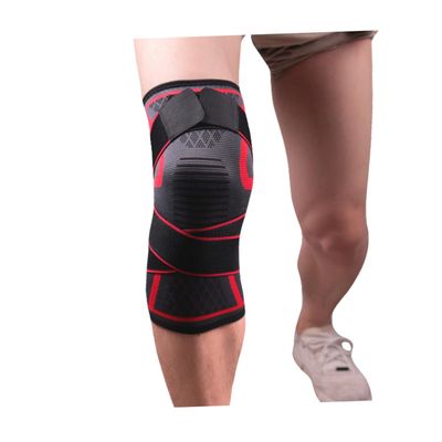 FRCOLOR Knee Support Sleeve Protective Knee Pad Compression for Basketball Hiking (size Xl)