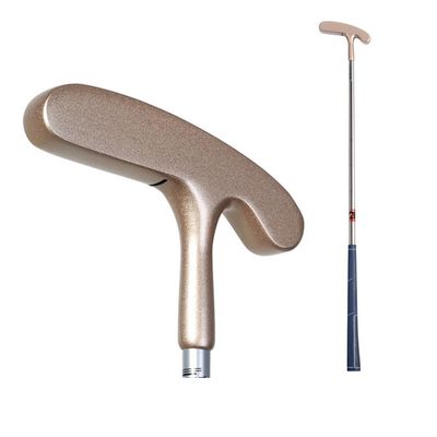 Left/Right Handed Junior Golf Putter, Kids Two-Way Golf Blade Putter, Perfect Club for Children 3-12Y (Gold Head(Boys),9-12Y)