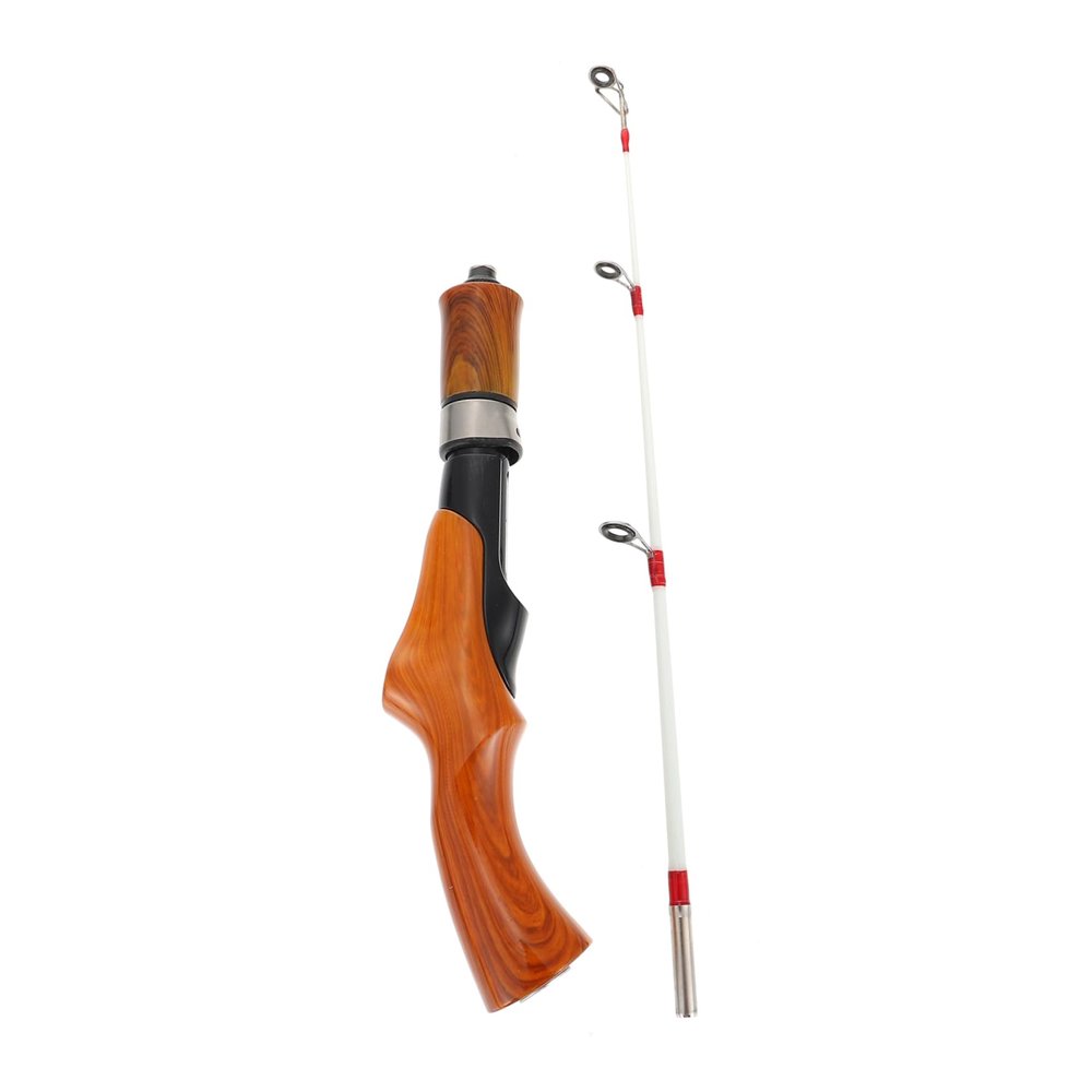 balacoo Adjustable Winter Fishing Rod Telescopic Ice Fishing Pole with Anti-Entanglement Design Durable Tackle for Outdoor Use Comfortable Handle for Long-Lasting Use