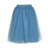 Akklian Women's Pleated Gauze Knee Length Skirt Dancing Skirt Fairy Skirt Ballet Dance Prom Costume Flowy A-Line Long Skirt view 1