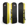 HJHUUA Golf Bag - Lightweight Golf Aviation Bag Waterproof Nylon Cover with Wheel Package - Foldable Golf Clubs Bags Travel Cover (Black Yellow) view 2