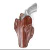 Pusat Holster Revolver Leather OWB Open Top Belt Holster 4 inch for Taurus 65 (Brown Right Hand) view 3