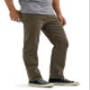 Wrangler Authentics Men's Classic 5-Pocket Relaxed Fit Flex Jean, Olive, 48W x 30L view 3