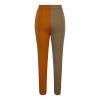Generic Women's Sweatpants Color Block Patchwork Trouser Elastic High Waist Joggers Baggy Casual Pants with Multi Pockets, XX-Large, Orange view 3