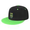 12sfg Beret Flash Baseball Cap for Men Women Snapback Hat Trucker Flat Bill Caps Sun Hats Green view 1
