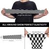 LVGOOKI Funny Black and White Arm Sleeves Sun Protection Cooling Arm Sleeves for Women Men Summer Sports,Golf view 4