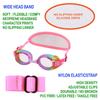 RUIGAO Kids Swim Goggles 3-12, Kids Goggles Fabric Strap, No Hair Pull/UV Proetction/Anti-fog (1PK Extra Bungee - Unicorn) view 4