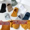 CHUNFO Mens Ankle Toe Socks Five Finger Cotton Cushioned Running Crew Hiking Sock Size 6-9.5 view 4