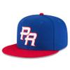 TheChic Puerto Rico Hat Embroidered Pr Flag Cap Baseball Curved Buckle Hat (One Size,Blue) view 3