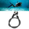 Sorandy Scuba Pressure Gauge, Scuba Diving Pressure Gauge, Stainless Water Pressure Test Gauge with Luminous Design, High Pressure Hose for Bcd Regulator Underwater Diving Equipment (65cm) view 2