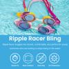Sporti Ripple Racer Bling Goggle Jr. - Light Purple Lens/Yellow Pink Strap view 4