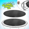 Upper Bounce Machrus Mini Trampoline Adults - Rebounder Exercise Fitness Kids Trampolines - Small Rebounder Durable Jumping Mat, Portable & Foldable view 2