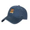 Delicious Burger Baseball Cap for Men Women Hat Vintage Cowboy Hats Adjustable Trucker Caps Navy Blue view 1