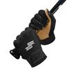 SSK X1 Color Rush Adult Baseball Batting Gloves - Durable Cabretta Leather Palm - 11 Colorways (Black, Small) view 2