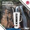 Campus Colors NCAA Stainless Steel 20oz Roadie With Handle & Dual Option Lid With Straw - Officially Licensed Tumbler (Central Florida Knights - White) view 2
