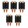 5 Pack 2 Round Ammo Holder Rifle223 308 30-06 Ammo Buttstock Shell HolderGun Shell Stock PouchShooting Accessories view 1