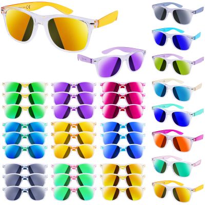 weilaga 32 Pack Sunglasses Bulk for Party favors,Neon Sun Glasses with UV400 Protection,Great Gift for Pool&Beach Party,Birthday,Goody Bag Filler,Outdoor Party Supplies for Kid Teen Adult