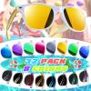 weilaga 32 Pack Sunglasses Bulk for Party favors,Neon Sun Glasses with UV400 Protection,Great Gift for Pool&Beach Party,Birthday,Goody Bag Filler,Outdoor Party Supplies for Kid Teen Adult view 3