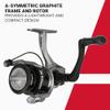 Abu Garcia Max X Size 6000 Spinning Fishing Reel, High-Performance Freshwater Reel, A-Symmetric Carbon Frame and Rotor, Durable & Lightweight Construction, Max Drag of 14lb | 6.4kg view 2