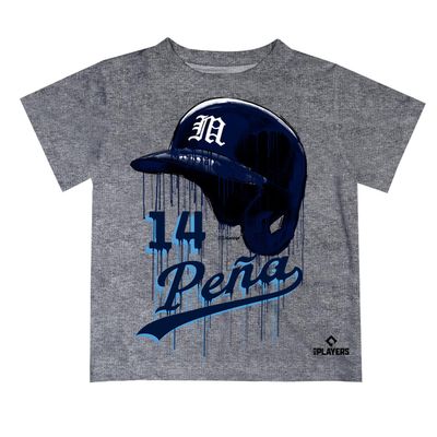 Vive La Fete Jeremy Pea Maine Black Bears MLBPA Officially Licensed Dripping T-Shirt