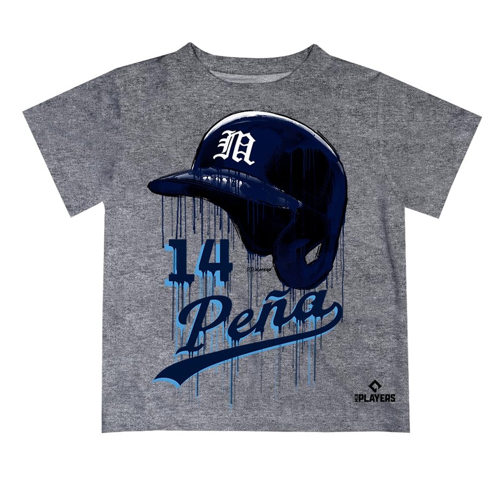 Vive La Fete Jeremy Pea Maine Black Bears MLBPA Officially Licensed Dripping T-Shirt
