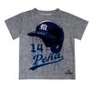 Vive La Fete Jeremy Pea Maine Black Bears MLBPA Officially Licensed Dripping T-Shirt view 1