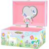 Giggle & Honey Musical Jewelry Box for Girls - Kids Jewelry Box, Unicorn Toys for Girls 4-6, Easter Gifts for Kids, 6 x 4.7 x 3.5 in view 1