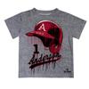 Vive La Fete Brian Anderson Arkansas Razorbacks MLBPA Officially Licensed Dripping T-Shirt Gray view 1