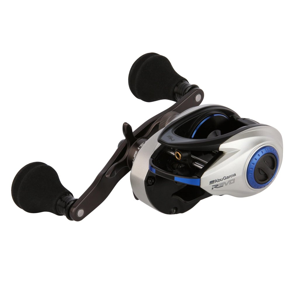 Abu Garcia Revo Inshore Low Profile Baitcast Reel, Reliable All-Water Fishing Reel, Compact A-Symmetric Body with Gullwing Sideplate Design, Durable X2-Craftic Alloy Frame, Max Drag of 25lb | 11.3kg